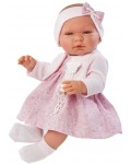 Кукла Asi Dolls - Бебе Мария, с розова рокличка и плетена жилетка
