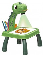 Масичка за рисуване с проектор Ocie -  Динозавър, с аксесоари
