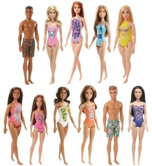 Кукла Mattel - Barbie, в бански костюм