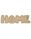 MDF надпис за декорация Ем Арт - Home, 235 x 70 x 10 mm
