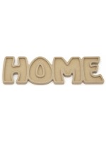 MDF надпис за декорация Ем Арт - Home, 235 x 70 x 10 mm