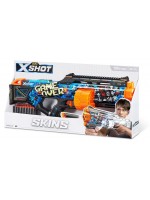 Мега бластер с барабан Zuru X Shot Skins - Last Stand, Game Over, с 16 стрели
