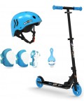 Механичен скутер Buki Ride - Космос, с аксесоари, 125 mm гуми
