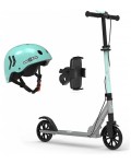 Механичен скутер Buki Ride - Мента, с аксесоари, 180 mm гуми