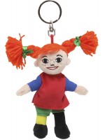 Мек ключодържател Pippi - Пипи Дългото чорапче, кукла