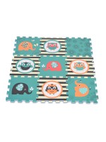 Мек пъзел-килим Moni - Бухалчета и слончета Мек пъзел-килим Moni - Бухалчета и слончета