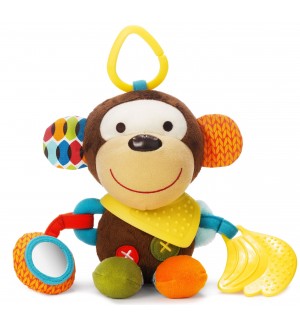 Мека играчка Skip Hop - Маймунка, с гризалка