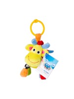 Мека дрънкаща играчка Canpol - Crazy Animals, кравичка