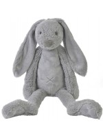 Мека играчка Happy Horse - Зайчето Richie, светлосиво, 58 cm