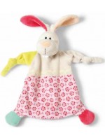 Мека кърпичка за гушкане Nici - Зайка, 25 х 25 cm 