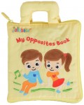 Мека книжка-чанта Jollybaby - My Opposites Book