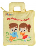 Мека книжка-чанта Jollybaby - My Opposites Book