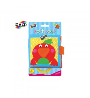 Бебешка играчка Galt - Мека книжка, градина