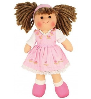 Мека кукла Bigjigs - Роуз, 28 cm