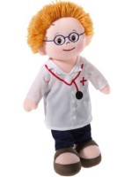 Mека кукла Heunec Poupetta - Лекар, 30 cm