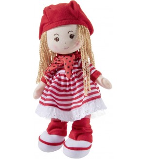 Мека кукла Heunec Poupetta - С червена шапчица, 30 cm