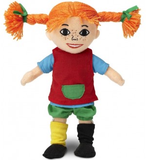 Мека кукла Micki Pippi - Пипи Дългото Чорапче, 30 cm