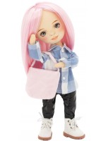 Мека кукла Orange Toys Sweet Sisters - Били с карирана риза, 32 cm