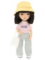 Мека кукла Orange Toys Sweet Sisters - Лилу с широки дънки, 32 cm