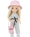 Мека кукла Orange Toys Sweet Sisters - Мия с гащеризон на райета, 32 cm
