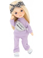 Мека кукла Orange Toys Sweet Sisters - Мия с лилав анцуг, 32 cm