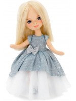 Мека кукла Orange Toys Sweet Sisters - Мия в светлосиня рокля, 32 cm