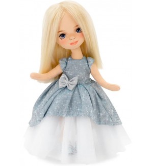 Мека кукла Orange Toys Sweet Sisters - Мия в светлосиня рокля, 32 cm