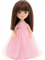 Мека кукла Orange Toys Sweet Sisters - Софи с розова рокля на рози, 32 cm
