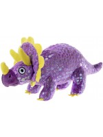 Мека плюшена играчка Heunec Playclub - Трицератопс, 25 cm