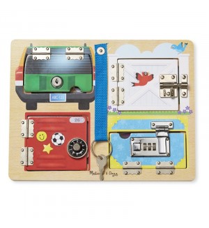 Melissa and Doug Дървена дъска със закопчалки 772195409