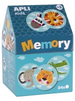Мемори игра Apli Kids - Животни в къщичка