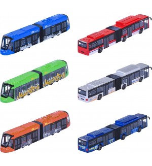 Метален автобус Majorette - City Bus MAN Series Avenio, 1:64, асортимент Метален автобус Majorette - City Bus MAN Series Avenio, 1:64, асортимент