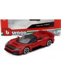 Метален автомобил Bburago - Ferrari F80 2024, 1:43, червен