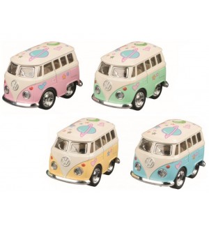 Метален автомобил Goki - VW Camper 1962, асортимент