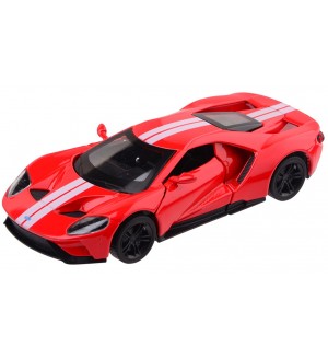 Метален автомобил Metal Speed Zone - Ford GT 2017, 1:43, асортимент