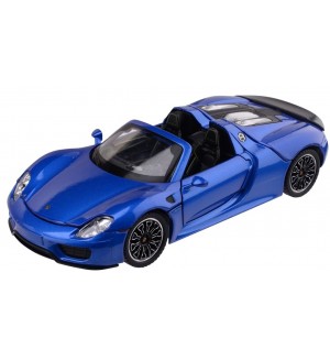 Метален автомобил Metal Speed Zone - Porsche 918 Spyder, 1:24