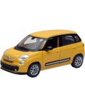 Метален автомобил Newray - Fiat 500L, 1:24, бял