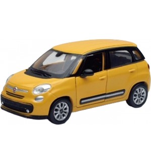 Метален автомобил Newray - Fiat 500L, 1:24, бял