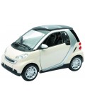 Метален автомобил Newray - Smart Fortwo, 1:24, бял