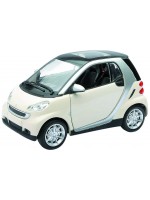 Метален автомобил Newray - Smart Fortwo, 1:24, бял