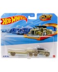 Метален камион Hot Wheels Track Fleet - Bloc Aid, 1:64