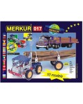 Метален конструктор 10 в 1 Merkur - Камиони, 202 части 