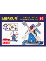 Метален конструктор 10 в 1 Merkur - Мелница, 181 части