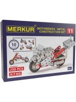 Метален конструктор 10 в 1 Merkur - Мотори, 230 части