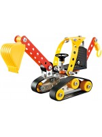 Метален конструктор Feng Build and play – Багер, 65 части