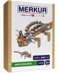 Метален конструктор Merkur - Ankylosaurus, 130 части
