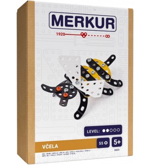 Метален конструктор Merkur - Пчела, 55 части