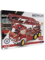 Метален конструктор Merkur - Пожарен автомобил, 740 части Метален конструктор Merkur - Пожарен автомобил, 740 части