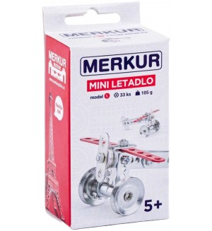 Метален конструктор Merkur - Самолет, 33 части