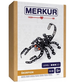 Метален конструктор Merkur - Scorpion, 93 части